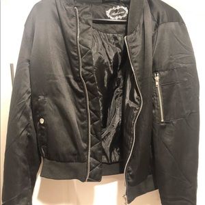 Bomber black jacket